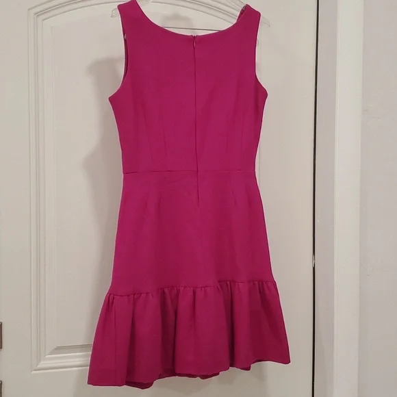 BB Dakota Fuchsia Wool Dress - Picture 4 of 5